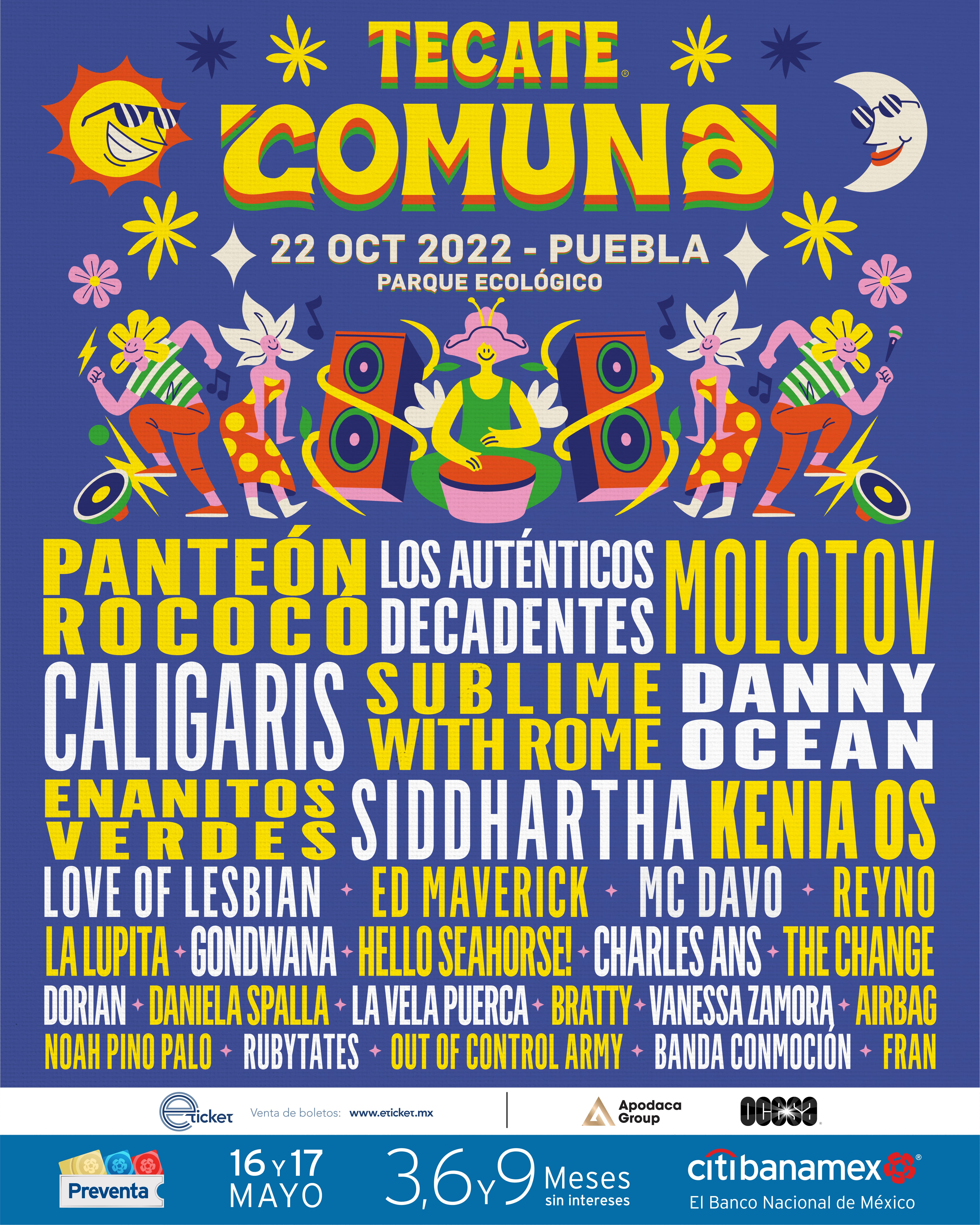 Conoce el 'line up' del festival Tecate Comuna Diario de México